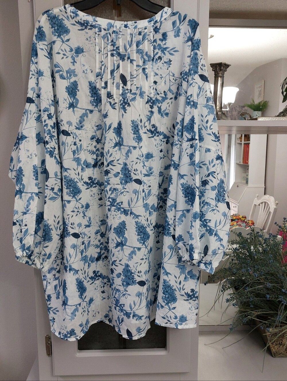 Elie Tahari Cotton Lawn Pintuck Top 3X NWT - Picture 4 of 4